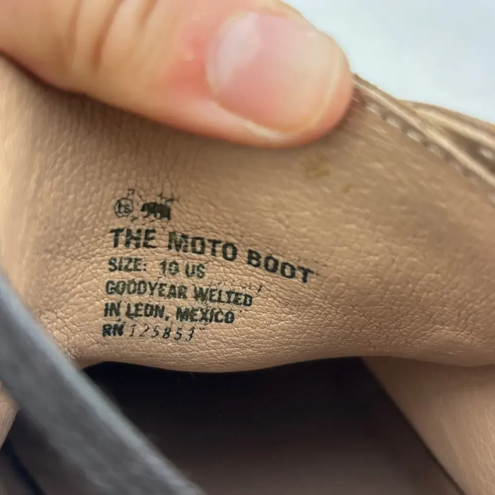 Taylor Stitch The Moto Boot Men's 10 Leather Welted Workwear